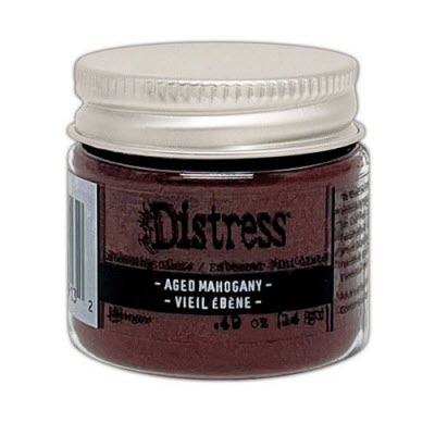 Tde Tim Holtz Ranger Distress Embossing Glaze Aged Mahogany