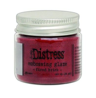 TDE70979 Tim Holtz Ranger Distress Embossing Glaze Fired Brick