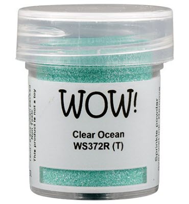 WS372R WOW Embossing Powder Clear Ocean T WS372R T 5056333103609