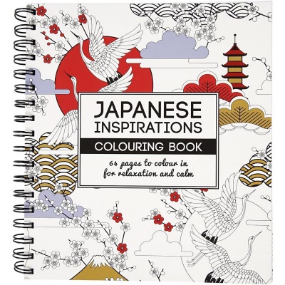Isaac overhandigen Reusachtig kleurboek voor volwassenen Japanse Inspirations | CC19263 | 5712854034814